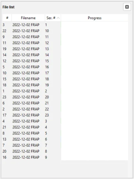 MIA batch processing